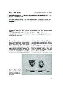 NOTES AND NEWS  Fennoscandia archaeologica XXIII (2006)