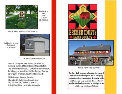 Barn Quilt Brochure Fall 2012