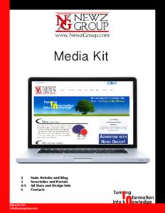 www.NewzGroup.com  Media Kit 2	 3