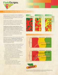 A Science-Based Plan for Every Seed FieldScripts® is designed to deliver maximum yield potential by providing a seed selection and variable rate seeding prescription customized for each farmer’s field.