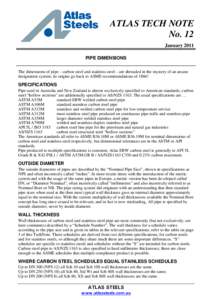 Microsoft Word - TN12-Pipe Dimensions rev Jan 2011.doc