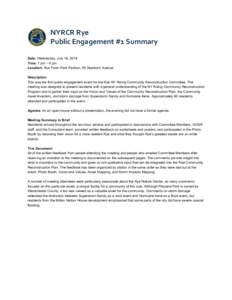 Microsoft Word - Public Engagment # 1 Summary FINAL.docx