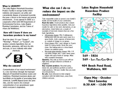 Hazardous waste / Household Hazardous Waste / Drain cleaner / Municipal solid waste / Spray bottle / Paint / Vinegar / Dangerous goods / Environment / Waste / Pollution