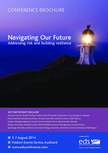 CONFERENCE BROCHURE  Navigating Our Future Addressing risk and building resilience