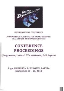 INTERNATIONAL CONFERENCE 