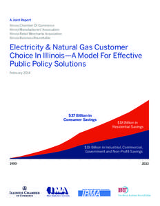 A Joint Report Illinois Chamber Of Commerce Illinois Manufacturers’ Association Illinois Retail Merchants Association Illinois Business Roundtable