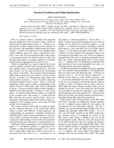 Spanning tree / Graph / Minimum spanning tree / Random graph / Path / Percolation theory / Graph theory / Mathematics / Theoretical computer science