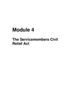 Servicemembers Civil Relief Act / Default judgment / Microsoft PowerPoint / Law / Software / 76th United States Congress / Military of the United States