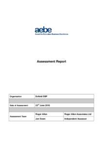 Microsoft Word - Enfield EBP Final Assessment Report _Feedback section_.doc