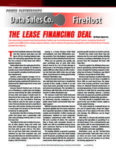 F E AT U R E S  Data Sales Co. FireHost By Wayne Epperson