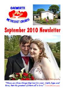 OAKWORTH  MET H O D I ST C H U R C H  September 2010 Newsletter