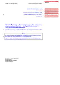 Numbers / Computer architecture / IEEE standards / IEEE 754-2008 / Floating point / C99 / Decimal32 floating-point format / Decimal64 floating-point format / Decimal128 floating-point format / Computer arithmetic / Data types / Computing