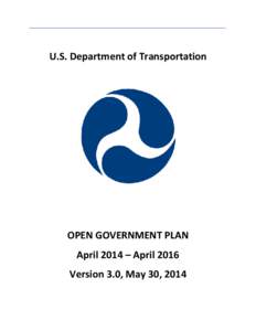 DOT Open Government Plan version 3.0