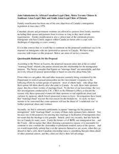 Behavior / Immigration to the United States / Nationality / Illegal immigration / Immigration law / Legal education / Domestic violence / Family reunification / Canadian nationality law / Nationality law / Family / Culture