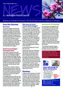 Issue 5: March/April[removed]from Ashington Parish Council