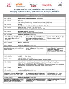 Microsoft Word[removed]Agenda_Futures in ICT Collaboration Conference_MANITOBA_FINAL.docx