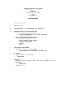 Agenda&慭瀻Minutes 2009