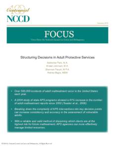 February[removed]FOCUS Views From the National Council on Crime and Delinquency
