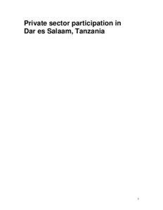 Dar es Salaam Region / Dar es Salaam / German East Africa / Water supply and sanitation in Tanzania / Tanzania / Temeke / Mwanza / Water privatization in Dar es Salaam / Geography of Africa / Africa / Geography of Tanzania