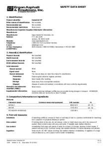 SAFETY DATA SHEET  1. Identification Product identifier  Industrial XP