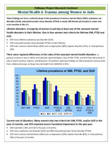 Pathways Project--Research Factsheet