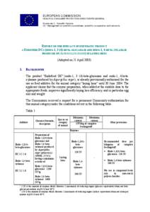 Report on the efficacy of enzymatic product ENDOFEED DC» (ENDO-1, 3 (4)-BETA-GLUCANASE and ENDO-1, 4-BETA-XYLANASE produced by ASPERGILLUS NIGER) in laying hens