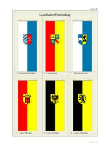 Tafel I/X  Land Baden-Württemberg 1