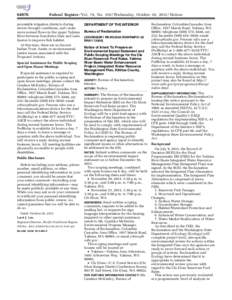 [removed]Federal Register / Vol. 78, No[removed]Wednesday, October 30, [removed]Notices proratable irrigation districts during severe drought conditions, and create