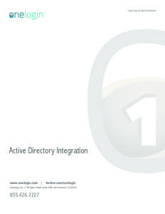 !  ONELOGIN WHITEPAPER Active Directory Integration