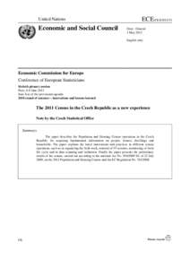 United Nations  Economic and Social Council ECE/CES[removed]Distr.: General