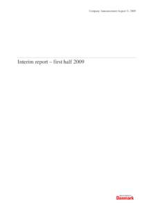 Microsoft Word - Interim report first half Realkredit DanmarkUK_BLAV_.doc