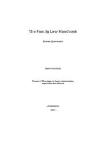 Family law handbook, 3rd edition