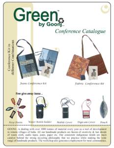 Conference catalogue without pricing