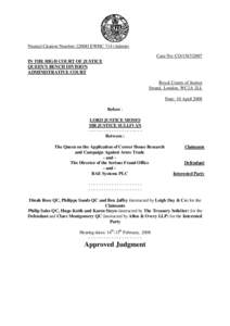 High Court Judgment Template