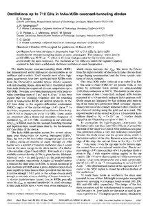 Oscillations up to 712 GHz in InAs/AlSb resonant-tunneling diodes