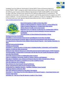 Health / Active Living / Exercise / Health promotion / Environmental justice / Sacramento /  California / Smart growth / League of American Bicyclists / University of California /  Davis / Environment / Urban studies and planning / Geography of California