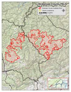 Dickenson County Coalfields PALS (Public Access Lands for Sportsmen) Map