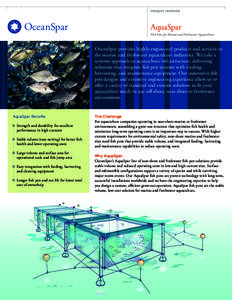 PRODUCT OVERVIEW  OceanSpar AquaSpar