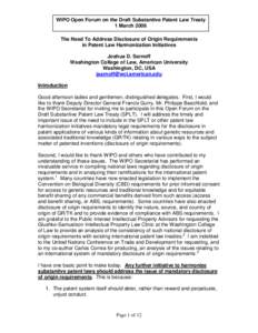 Property law / Patent / Business method patent / Substantive Patent Law Treaty / Agreement on Trade-Related Aspects of Intellectual Property Rights / Inequitable conduct / Traditional knowledge / Patent prosecution / Software patent debate / Patent law / Law / Civil law