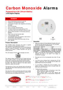 Alarms / Carbon monoxide detector / Safety equipment / Liquid crystal display / Battery / Smoke detector / Safety / Detectors / Security