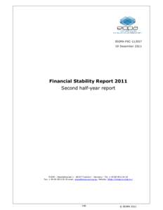 EIOPA FSC[removed]December 2011 Financial Stability Report 2011 Second half year report