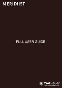 MERIDIIST - Full User Guide English