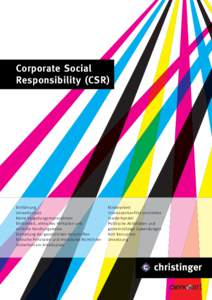 Corporate Social Responsibility (CSR) Einführung Umweltschutz Keine Vergeltungsmassnahmen