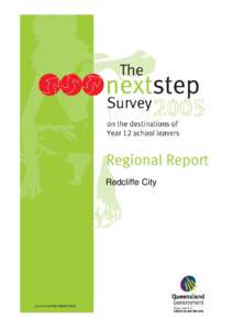 Redcliffe City  Next Step 2005 report Redcliffe City 1