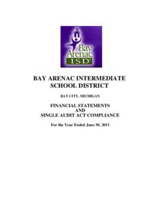 BAY ARENAC INTERMEDIATE SCHOOL DISTRICT BAY CITY, MICHIGAN FINANCIAL STATEMENTS AND