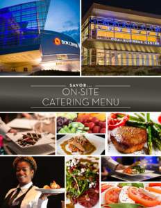 S AV O RON-SITE CATERING MENU  SAVOR... TULSA