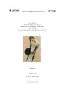 Leopold Museum-Privatstiftung: Dossier, Egon Schiele, Halbakt (Selbstdarstellung)