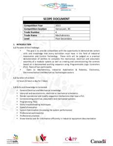 SCOPE	
  DOCUMENT	
   Competition	
  Year	
   Competition	
  location	
   Trade	
  Number	
   Trade	
  Name	
   Level	
  