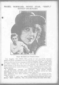 Mabel Normand / Normand / Silent film / Cinema of the United States / Film