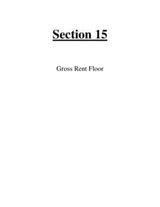 Section 15 Gross Rent Floor Rev. Proc[removed], [removed]CB 744--IRC Sec(s). 42 August 24, [removed]CFR[removed]: Examination of returns and claims for refund, credit, or abatement;